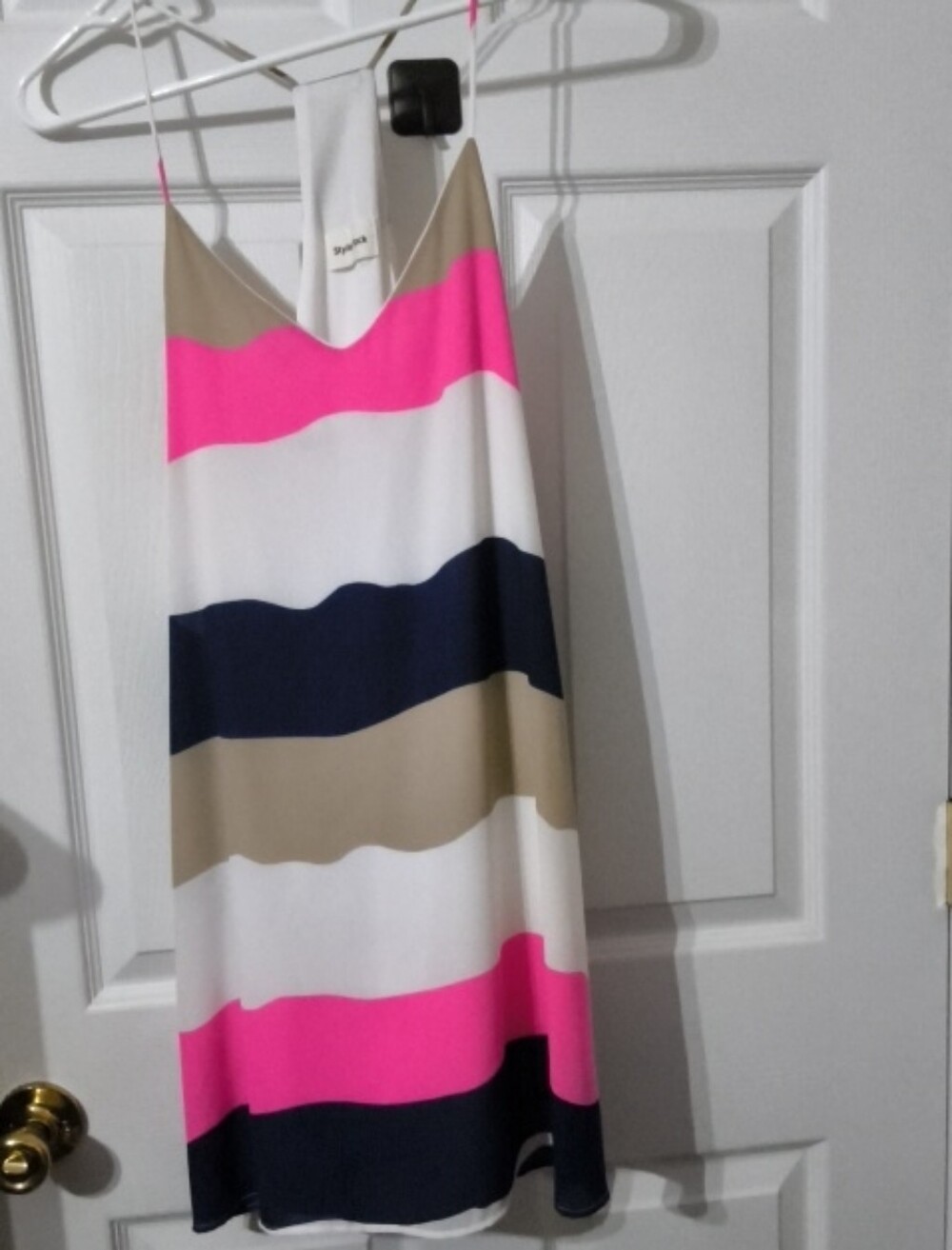 Style Rack Hot Pink V-Neck Slip Dress